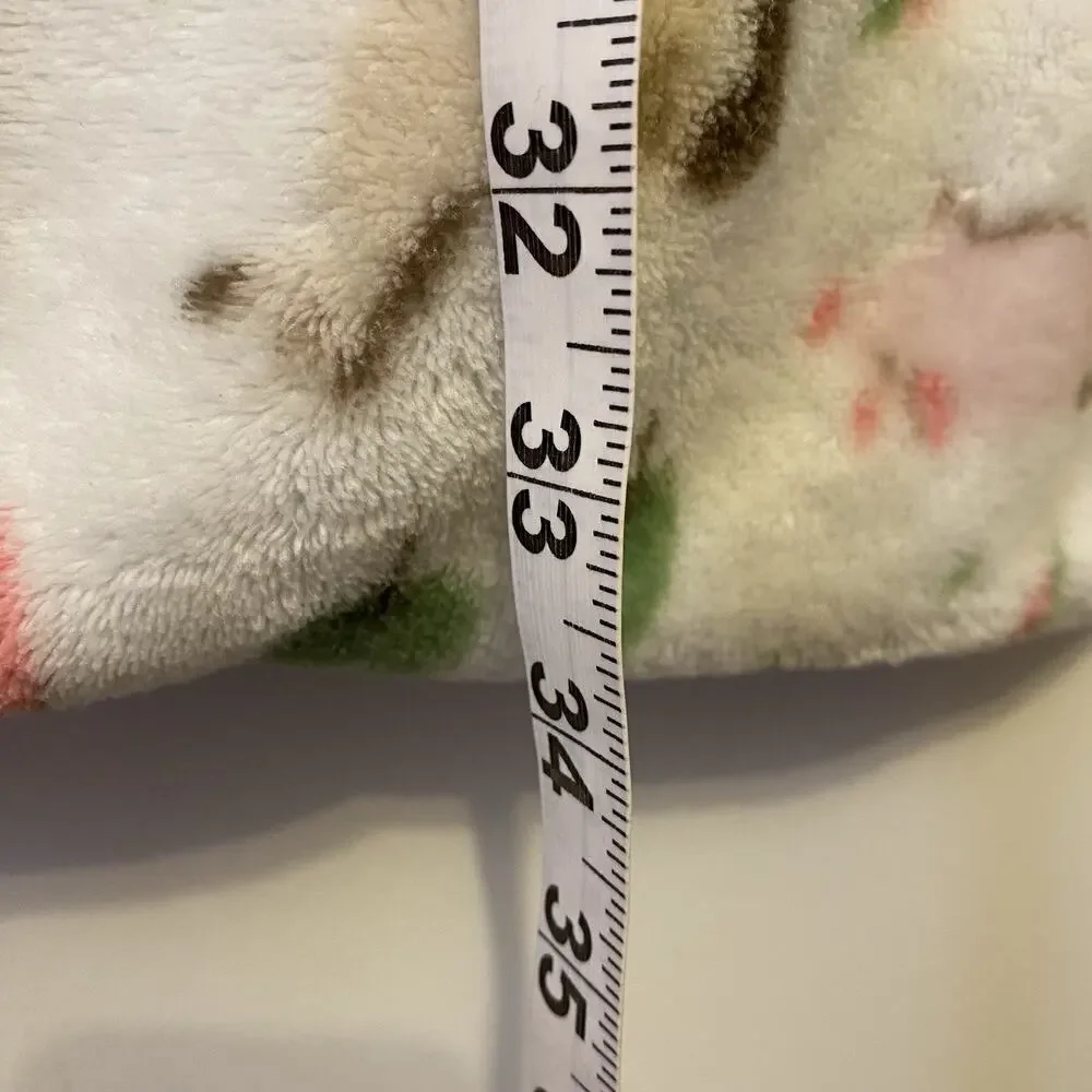 HB Fluffy Soft Fleece SLEEP SACKS Baby Infant XL 18-24M Farm Animals Print ZipUp